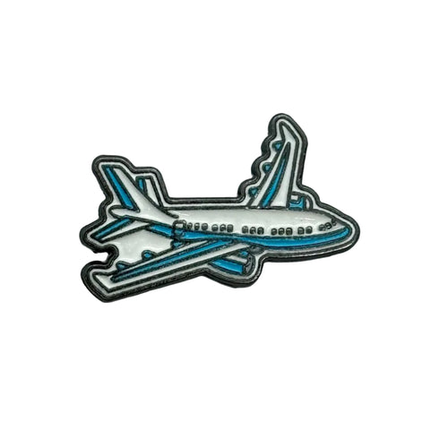 3D Sticker mobile enamel airplane lapel Code:136