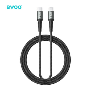 BWOO 65W Type-C to Type-C Braided Cable 2m