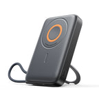 JR-PBM02 22.5W 3in1 magnetic mobile power bank 10000mAh black