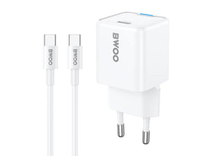 BWOO 30W PD Fast Charger with Type-C to Type-C
