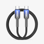 BWOO 65W Type-C to Type-C Nylon Braided Cable 1m