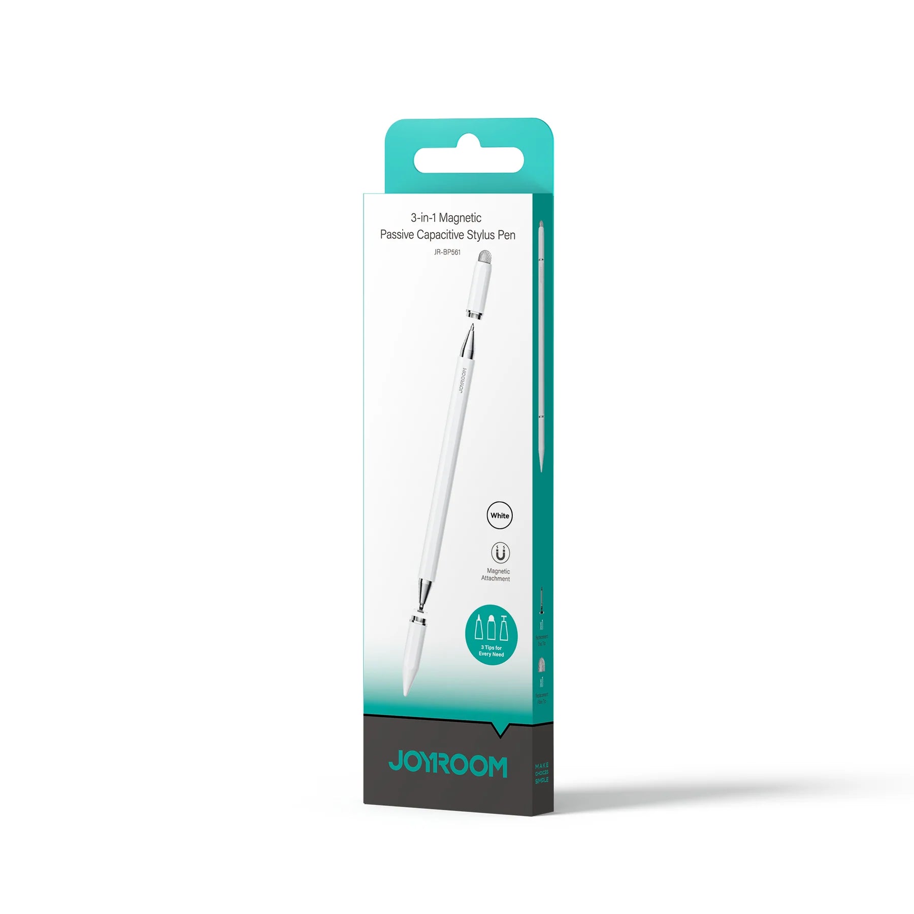 JR-BP561 3-in-1 Magnetic Passive Capacitive Stylus Pen
