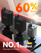 JOYROOM CCL05 Retractable Car Charger 4 in 1