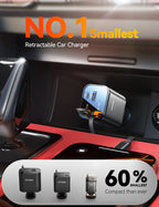JOYROOM CCL05 Retractable Car Charger 4 in 1