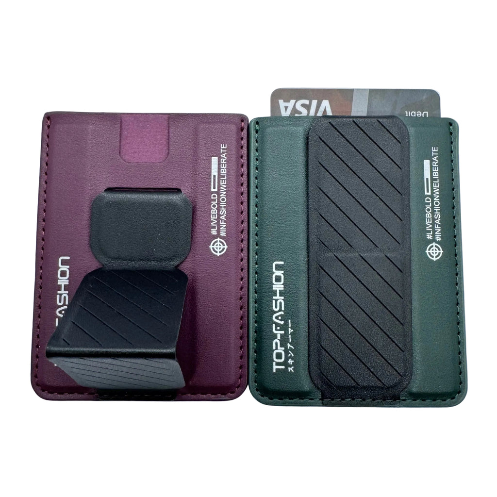 Card Holder with a Grip Stand ( wallet )