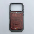 MagSafe leather wallet with stand ( card case)