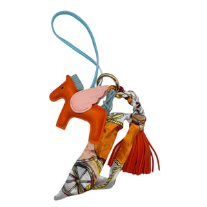 Winged Pony Leather Charm