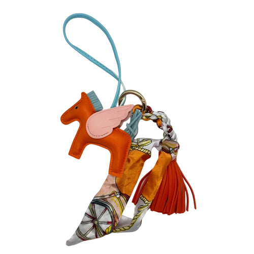 Winged Pony Leather Charm