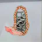 Silk Wrapped Chain Strap