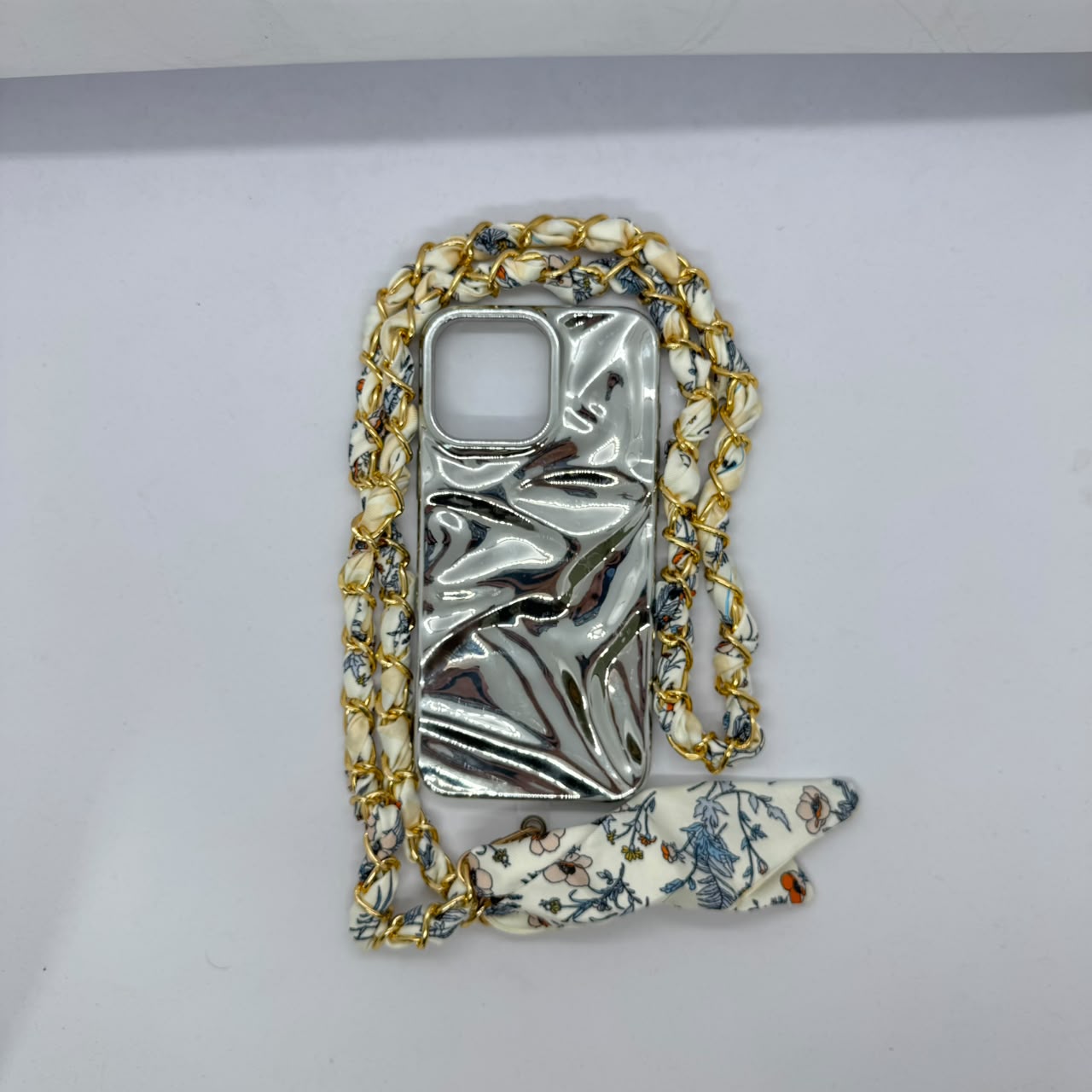 Silk Wrapped Chain Strap