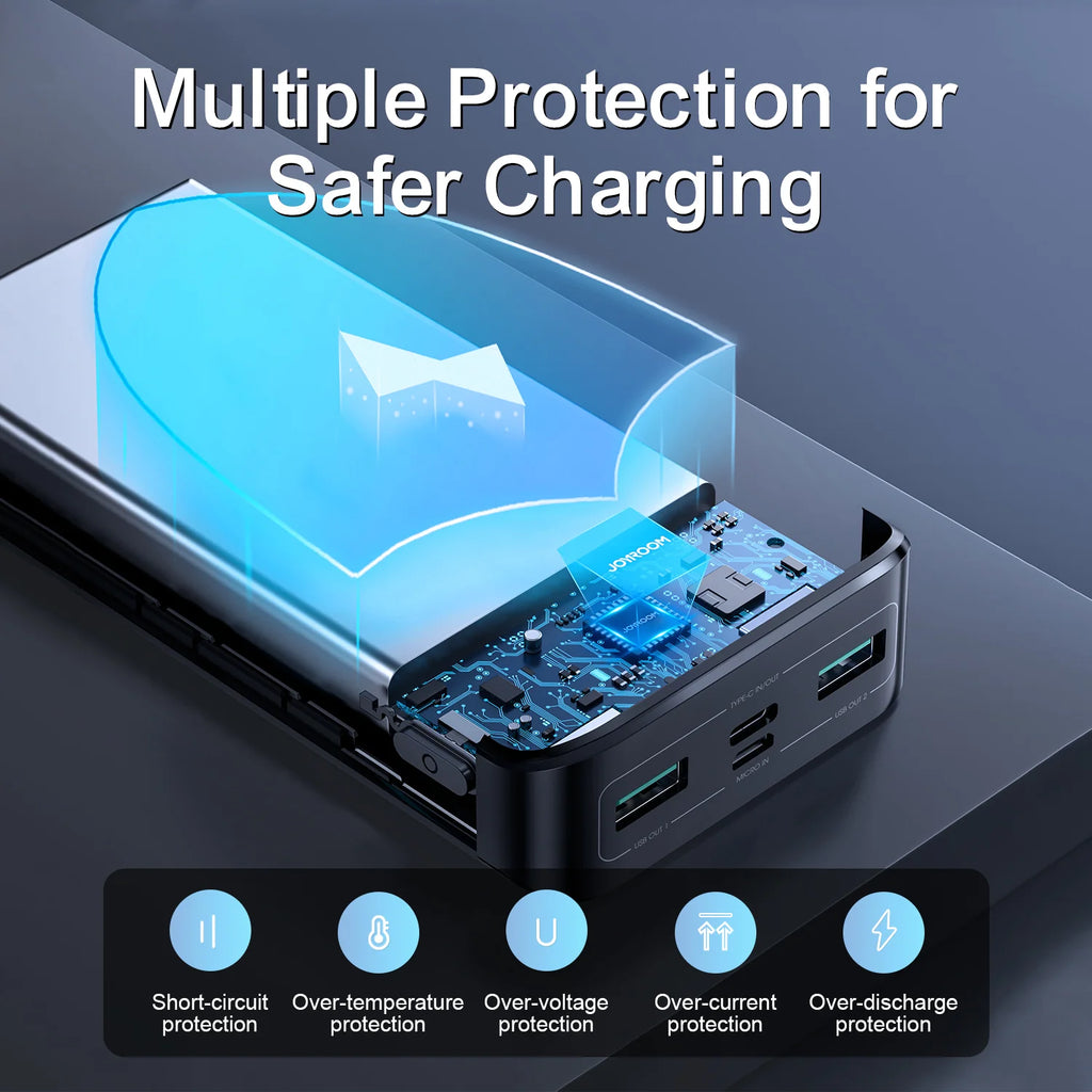 JR-QP192 20000mah 22.5W fast charging powerbank