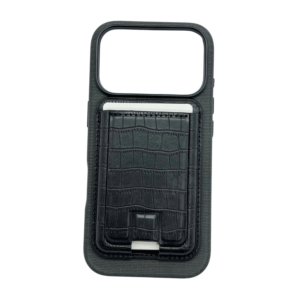 MagSafe leather wallet with stand ( card case)