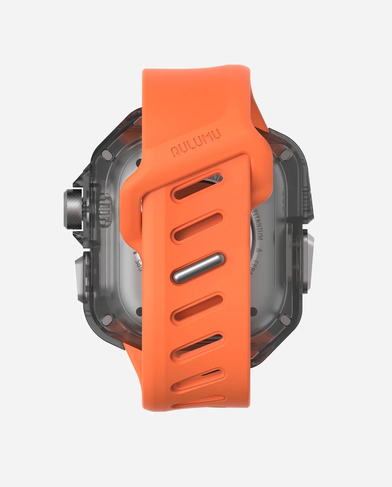 A01 Case with Band for Apple Watch Ultra 1/2/3 | Carbon Fiber Cover | FKM Band