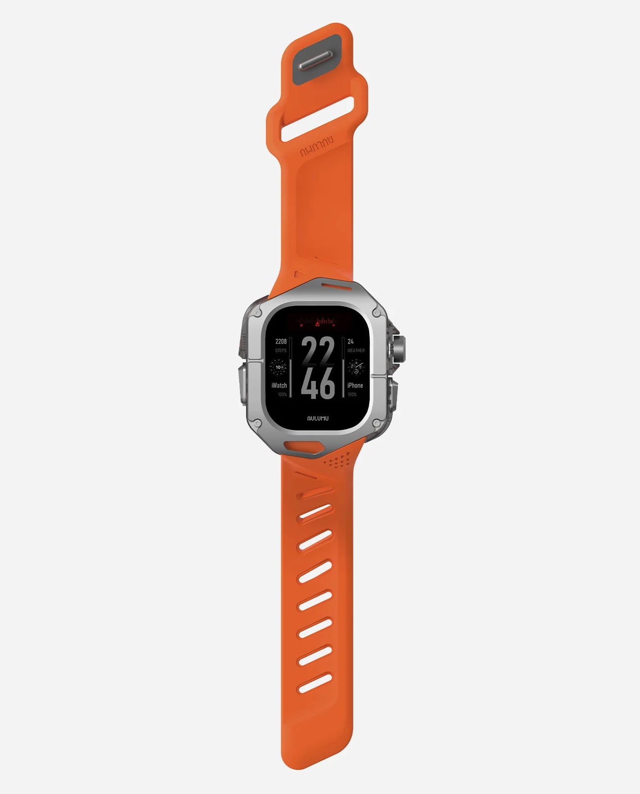 A01 Case with Band for Apple Watch Ultra 1/2/3 | Titanium Cover | FKM Band