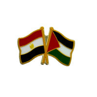 Metal Sticker - Egypt & Palestine Flags