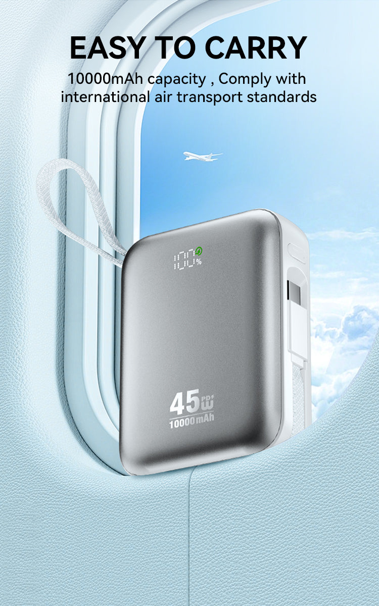 BWOO 10000mAh 45W Fast Charging Power Bank