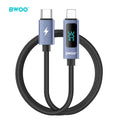 BWOO 30W Braided Type-C to Lightning Cable 1m