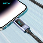 BWOO 30W Braided Type-C to Lightning Cable 1m