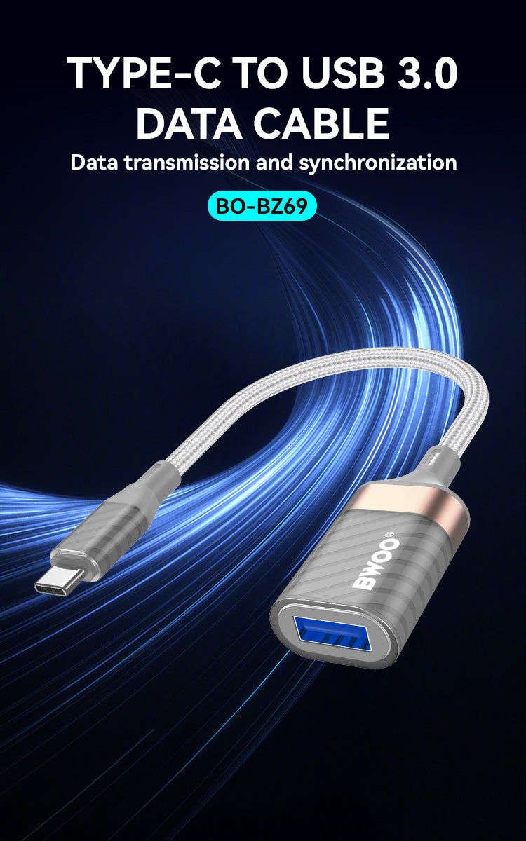 BWOO Type-C to USB OTG Converter 20cm