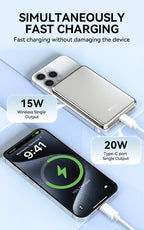 BWOO 5000mAh 15W Magnetic Wireless Power Bank