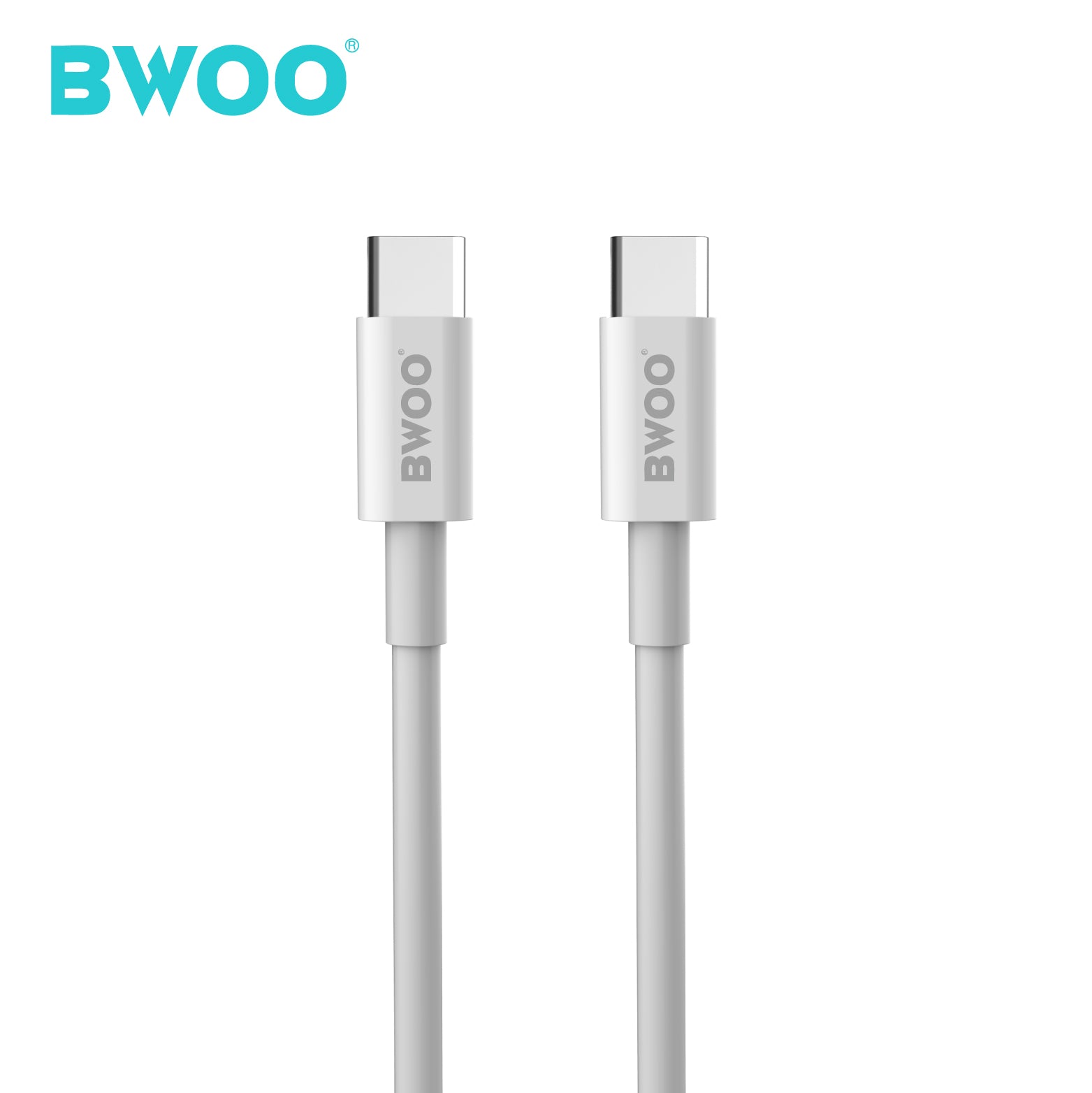 BWOO 65W TPE Type-C to Type-C Data Cable 1m