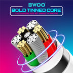 BWOO 65W TPE Type-C to Type-C Data Cable 1m