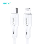 BWOO 27W Type-C to Lightning PVC Cable 1m