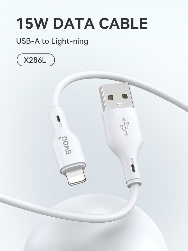BWOO USB-A to Lightning PVC Cable 1m