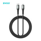 BWOO 27W Type-C to Lightning Braided Cable 1m