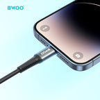 BWOO 27W Type-C to Lightning Braided Cable 1m