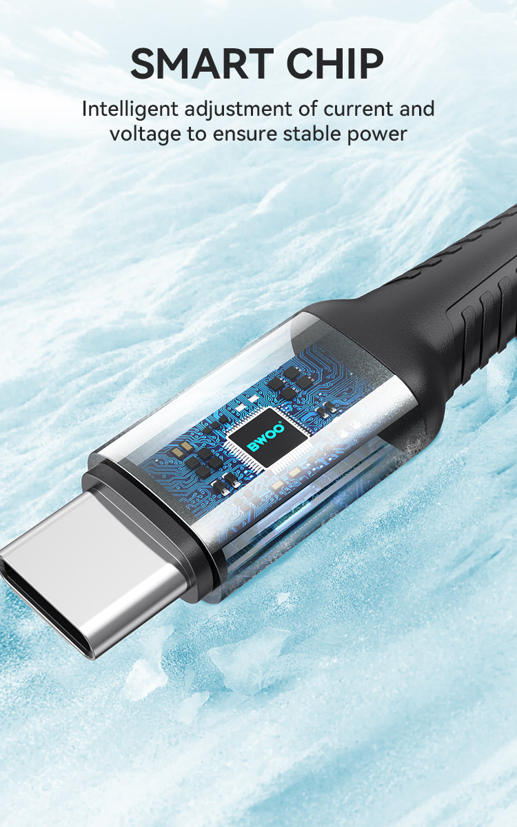 BWOO USB-A to Type-C Braided Cable 1m