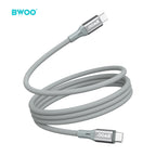 BWOO 65W Type-C to Type-C Nylon Braided Cable 1m