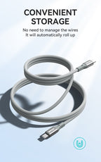 BWOO 65W Type-C to Type-C Nylon Braided Cable 1m