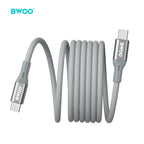 BWOO 65W Type-C to Type-C Nylon Braided Cable 1m