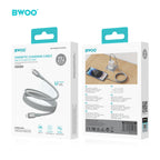 BWOO 27W Type-C to Lightning Nylon Braided Cable 1m