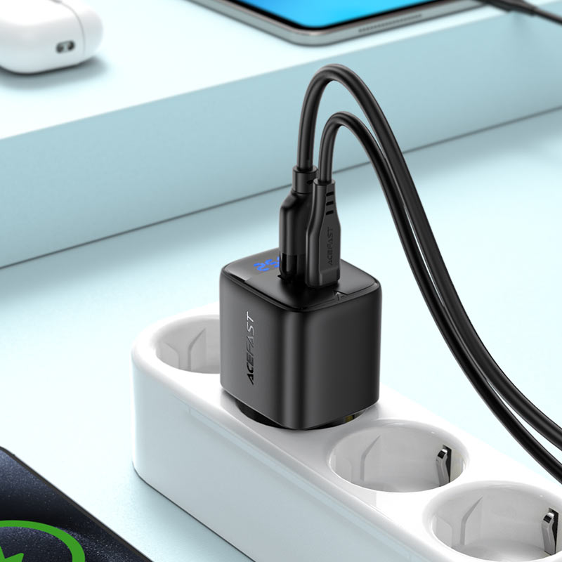 ACEFAST Fast Charge Wall Charger A114 PD25W GaN (1xUSB-A+1xUSB-C) EU