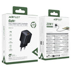 ACEFAST Fast Charge Wall Charger A117 PD20W GaN (1xUSB-C) EU