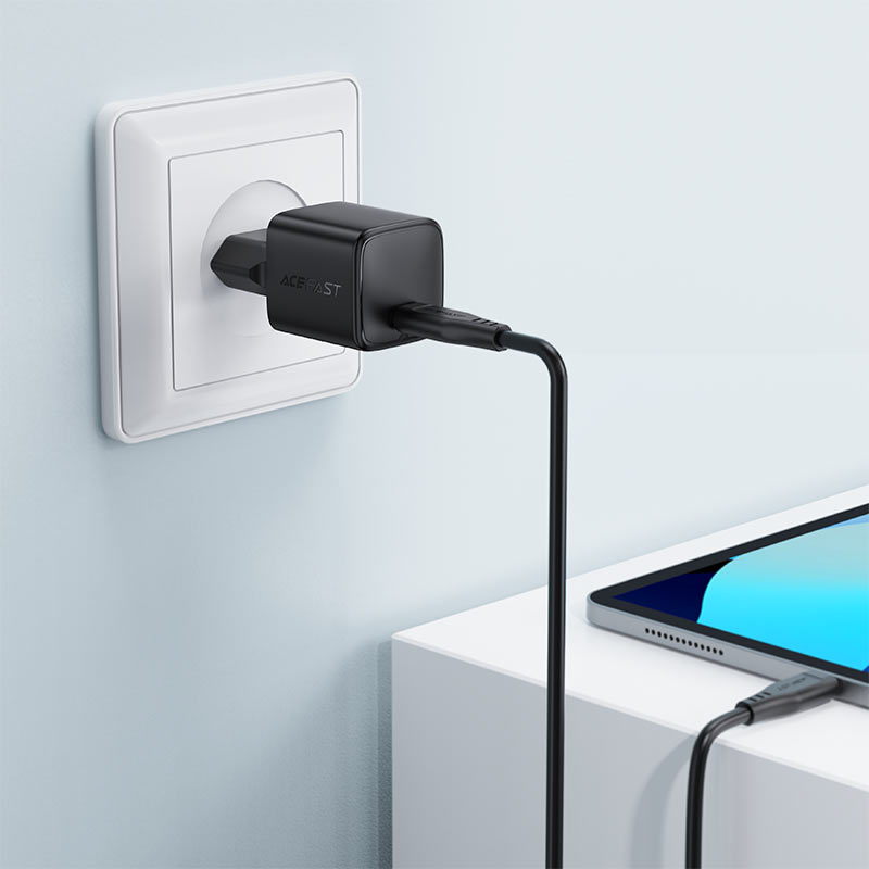 ACEFAST A118 PD30W with cable cc mini GaN USB-C fast charger set (P5) (EU with cable c-c