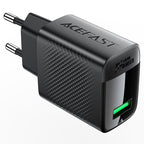 ACEFAST Fast Charge Wall Charger A90 QC18W GaN (1xUSB-A) EU with 1.2m USB-A to USB-C charging cable