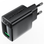 ACEFAST Fast Charge Wall Charger A90 QC18W GaN (1xUSB-A) EU with 1.2m USB-A to USB-C charging cable