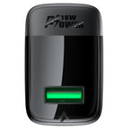 ACEFAST Fast Charge Wall Charger A90 QC18W GaN (1xUSB-A) EU with 1.2m USB-A to USB-C charging cable