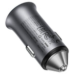 ACEFAST Fast Charge Car Charger B16 95W (1xUSB-C + 1xUSB-A) with C to C fast charging cable