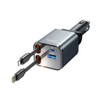 JOYROOM CCL05 Retractable Car Charger 4 in 1